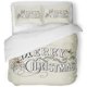 thumbnail image 1 of Juego de Ropa de Cama de 3 Piezas ABPHQTO Texto Vintage Christmas Merry Lettering Twin Size, 1 of 1