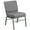 Gray Fabric/Silver Vein Frame, variant on Flash Furniture Hercules Series 21"W Upholstered Adult Church Chair with Book Rack, Black