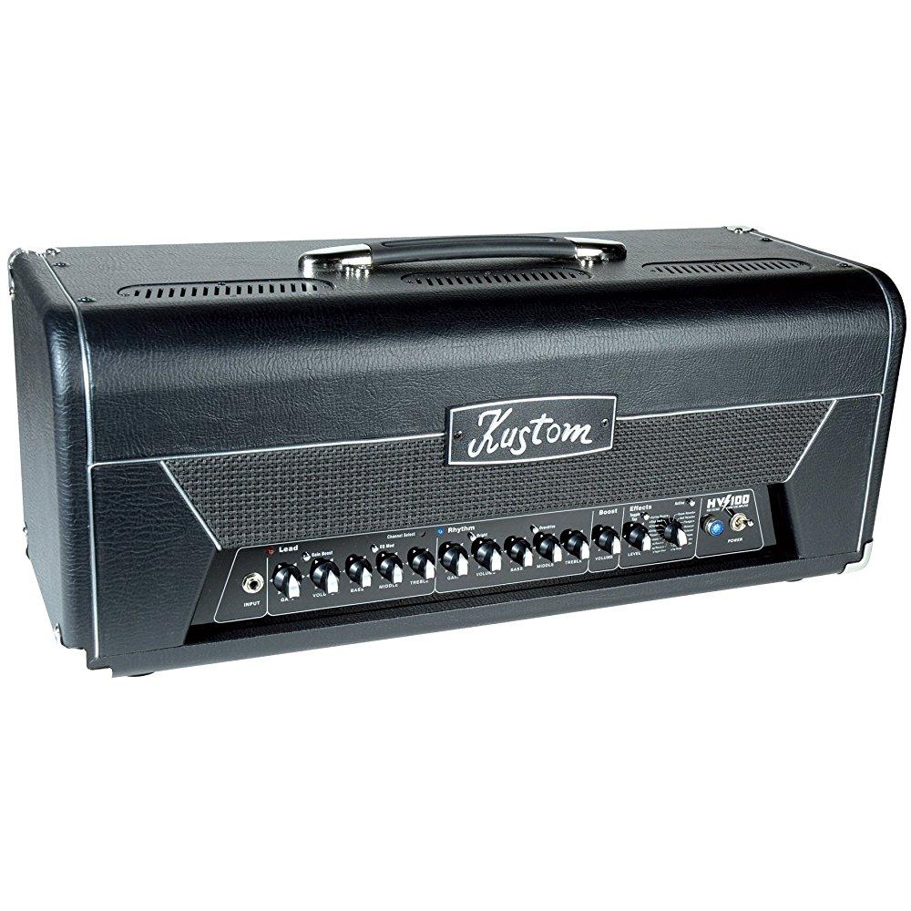 kustom high voltage series hybrid tube 100 watt guitar amp head