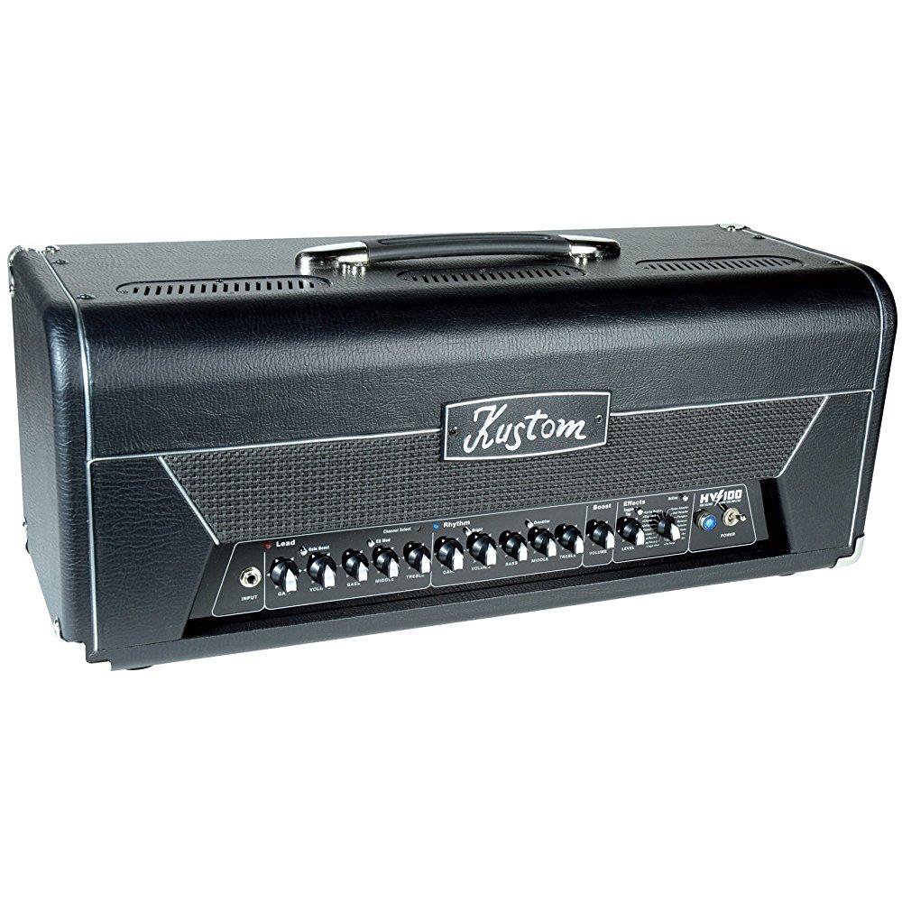 kustom high voltage series hybrid tube 100 watt guitar amp head
