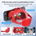 thumbnail image 5 of VR Glasses for Switch 2 with Adjustable HD Lenses and Comfortable Head Strap (Orange-blue), 5 of 9