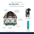 thumbnail image 3 of Go with Me Eclipse Portable Playard with Canopy, Watercolor Stripe, 3 of 10