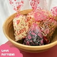 thumbnail image 4 of Wrapables Valentines Cellophane Treat Bags With Twist Ties for Candy, Cookies, Treats, Gifts and Party Favors (100pcs), Love Hearts, 4 of 6