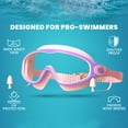 thumbnail image 5 of Summer Curved Anti-Fog Swimming Goggles - Wide Vision & UV Protection with Silicone Seal, Adjustable Fast-Release Strap for Adults/Youth, Hydrodynamic Design for Indoor/Outdoor Training, 5 of 6