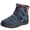 Blue, variant on CHICVOMEY Comfort Winter Snow Boots for Women Waterproof Short Booties with Warm Fur Lined Slip On Ankle Boots for Indoor & Outdoor