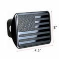 thumbnail image 3 of Funda de enganche para remolque EverHitch, bandera de acero inoxidable de EE. UU., 3 of 9
