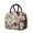 Pioneer Flower And-7, variant on Obrewu Pioneer Flower and Butterfly Lunch Bag for Adult, Insulated, Leakproof, Oxford Cloth