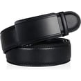 thumbnail image 5 of Cinturón de hombre, cinturón de cuero para hombre, cinturón de hebilla automática con trinquete ajustable - Regalos de Navidad para hombres Idea de regalo original TUNC Sencillez, 5 of 5