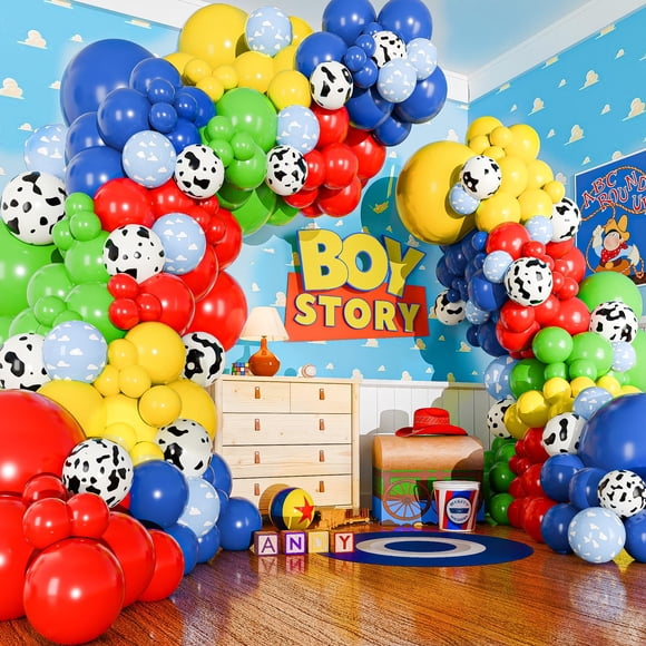 Kit de arco de globos SHERYL DECOR Toy Story It's A Boy Story
