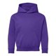 thumbnail image 1 of Sudadera con capucha de forro polar para jóvenes LAT Apparel - Grande - Púrpura LAT 2296, 1 of 1