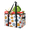 Multicolor 1, variant on Animal Paw Print Reusable Grocery Bag, Foldable Shopping Tote Bag with Reinforced Handles, Large Kitchen Grocery Bags for Shopping Groceries Picnic