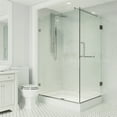 thumbnail image 5 of VIGO Pacifica 48 in. L x 36 in. W x 79 in. H Frameless Hinged Shower Enclosure Kit in Brushed Nickel with 3/8 in. Clear Glass, 5 of 12