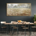 thumbnail image 4 of IDEA4WALL Extra Large Framed Canvas Print Wall Art Rustic Fields Impressionist Countryside Vintage Art Antique Retro Fine Art Wall Decor Oversized Artwork Relax/Calm for Living Room - 60"x30", 4 of 5
