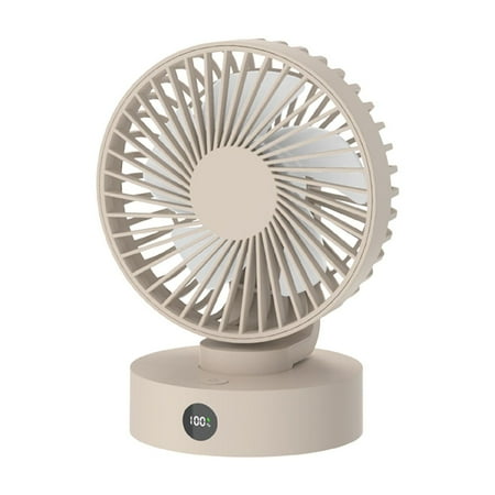 

2024 New Desktop Fan Digital Display USB Charging Home Office High Wind Power Long Range Portable Electric Fan desk fan quiet office desk accessories