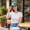 thumbnail image 2 of Women's & Men's 2-Pack Vintage Baseball Caps - Solid Color Unisex Dad Hats for Casual Daily Wear, Soft Cotton Adjustable Sports Caps, 2 of 8