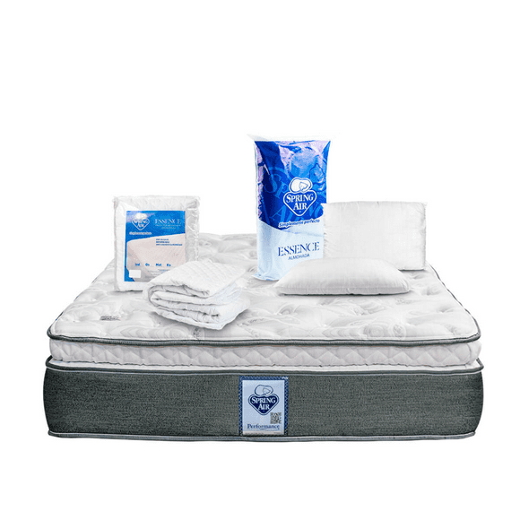 Colchón Matrimonial + Almohada + Protector Spring Air Sleeper