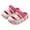 Z-White288, variant on Girls Summer Flatform Sandals Soft Sole Cozy Slip-On Adorable Fruit Pattern Beach Open Toe Outdoor Play Non-Slip Shoes For Toddler And Youth