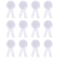 thumbnail image 1 of Unique Bargains Blank Award Ribbon, Rosette Ribbon Honorable Prize Recognition Ribbon, White, 12Pack, 1 of 5