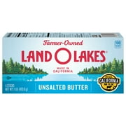 Land O Lakes Unsalted Stick Butter, 16 oz Box, 4 Sticks