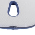 thumbnail image 3 of Memory Foam Seat Cushion Office Chair Car Seat Cushion Butt Pillow for Pregnant Woman Students Sciatica Back Pain Relief Dark Blue, 3 of 4