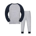 thumbnail image 4 of ATAIKU 2-9Y Toddler Boys Train Pajamas Kids 2-Piece Cotton Pjs Long Sleeve Sleepwear Sets 3T, 4 of 10