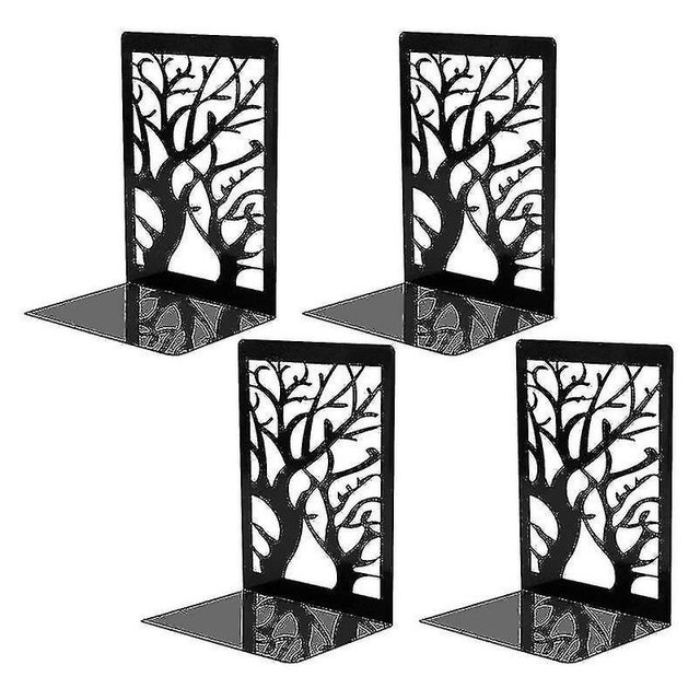 1 Par Sujetalibros DE metal antideslizantes YUANXCMXG negro