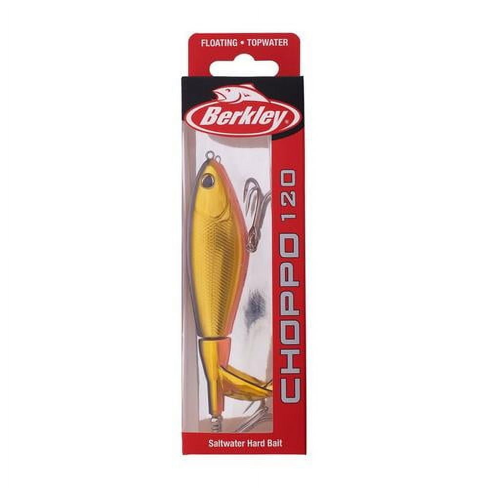 Berkley Choppo Topwater Fishing Lure, Black Gold, 3/4 oz