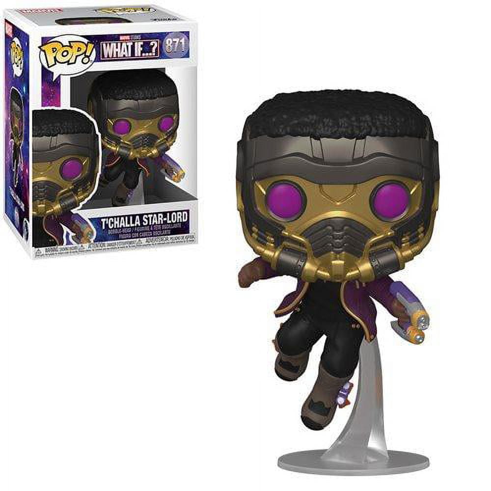 Funko Pop! What if..?: T'Challa Star-Lord Vinyl Figure #871 (Bundled with  Pop Protector to Protect Display Box) - Walmart.com