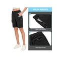 thumbnail image 5 of Little Donkey Andy Women's 9 Inches Shorts for Hiking Golf Travel Lightweight Quick Dry Stretch Black S, 5 of 7