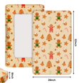 thumbnail image 2 of Sábanas navideñas para cuna Mindsoft con forma de copo de nieve y pan de jengibre, 132 x 71 cm, 2 of 7
