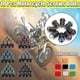 thumbnail image 2 of Kit de 10 tornillos y tuercas para parabrisas de motocicleta, M5, 15 mm, 2 of 5