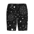 thumbnail image 4 of Gaeub Space Galaxy Printed Men's Short Pajama Pants, Lightweight Lounge & Sleep Bottoms Keep You Cool - 4X-Large, 4 of 9