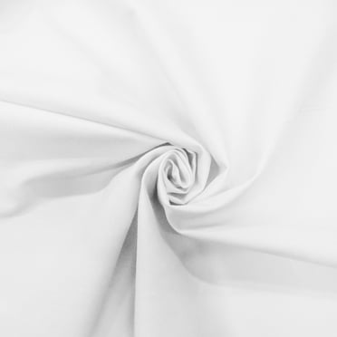 Waverly Inspirations 44" (3 Yards Cut) 100% Cotton Solid Quilting Fabric Precut, White