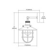 thumbnail image 3 of ElkGroup International 66356/1 Seaport 1 Light Sconce In Satin Nickel, 3 of 4