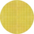 thumbnail image 1 of Ahgly Company Indoor Round Patterned Canary Yellow Area Rugs, 8' Round, 1 of 1