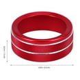 thumbnail image 2 of AURARMLET 4Ud Accesorios Interiores De Auto Fundas Para Perillas De Consola Centro Rojo, 2 of 6