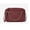 Cherry, variant on Women's Adult Two inside pockets leather East West Chain Crossbody Bag, Black/Large