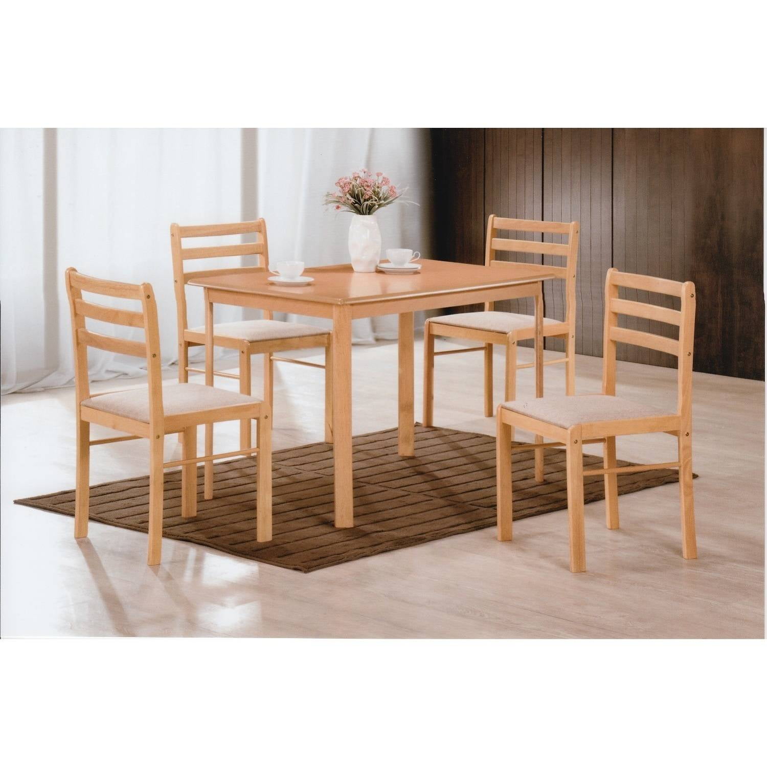 hodedah 5 piece dining set