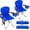 Blue, variant on WDZS 2-Pack Folding Camping Chairs Durable 600D Oxford, Portable Outdoor Chair with Cooler Pouch, Cup Holder & Storage Pocket for Camping, Beach, Fishing,Black