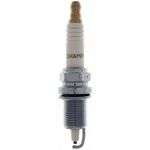 Champion Plugs Spark Plug 7953 Double Platinum Power; Marine Spark Plug; Resistor Plug; Platinum; 3/4 Inch Thread Reach; Flat Seat; 0.028 Inch Gap; Plug Type QC12PEPB; Single