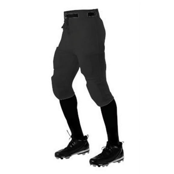 Alleson Athletic B41985005 Youth Practice Football Pants&#44; White - Large