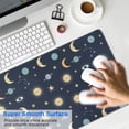 thumbnail image 4 of Long Mouse Pads for Desk,Dark Blue Sun Moon Star Eye Planet Desk Mats on Top Of Desks, Desk Mouse Pad Extra Large with 3mm Non-Slip Base and Stitched Edge for Gaming,Work,Home 31.5"x11.8", 4 of 5