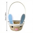 thumbnail image 2 of Handmade Easter Bunny Shaped Tote Basket, 2 of 4