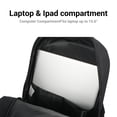 thumbnail image 6 of Travel carry on Backpack Business slim Sturdy Laptops Backpack, College School Computer Bag Gift for Men & Women Fits 15 Inch Notebook.Black, 6 of 7