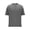 Silver, variant on Men's Big and Tall Shirts Solid Color Big Size UPF 50+ Round-Neck Short Sleeved Top Casual Plus Size T-Shirt