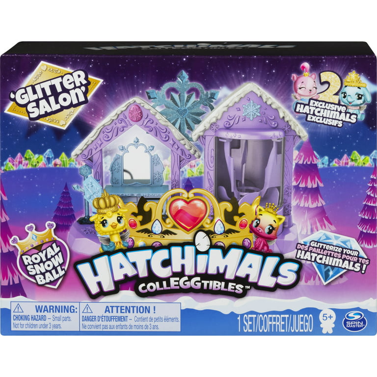 Depression gnist Kom op Hatchimals CollEGGtibles, Glitter Salon Playset with 2 Exclusive Hatchimals,  Girl Toys, Girls Gifts for Ages 5 and up - Walmart.com