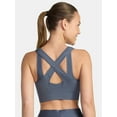 thumbnail image 3 of Avia Women's Medium Support Zip Front Sports Bra, Sizes S-XXXL, 3 of 6