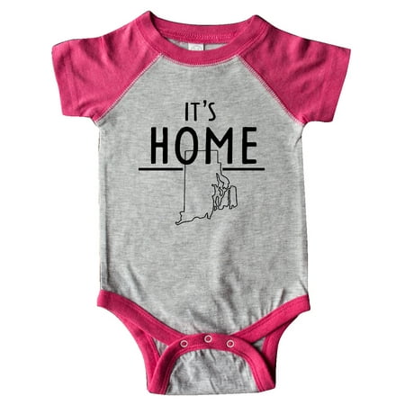 

Inktastic It s Home- State of Rhode Island Outline Gift Baby Boy or Baby Girl Bodysuit