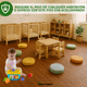 thumbnail image 2 of PISO PARA GIMNASIO TIPO MADERA COLOR CHOCOLATE 4PZ INMATMEX, 2 of 10