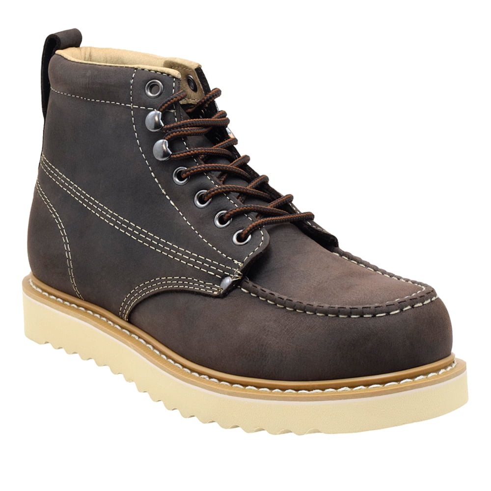 golden fox moc toe work boot